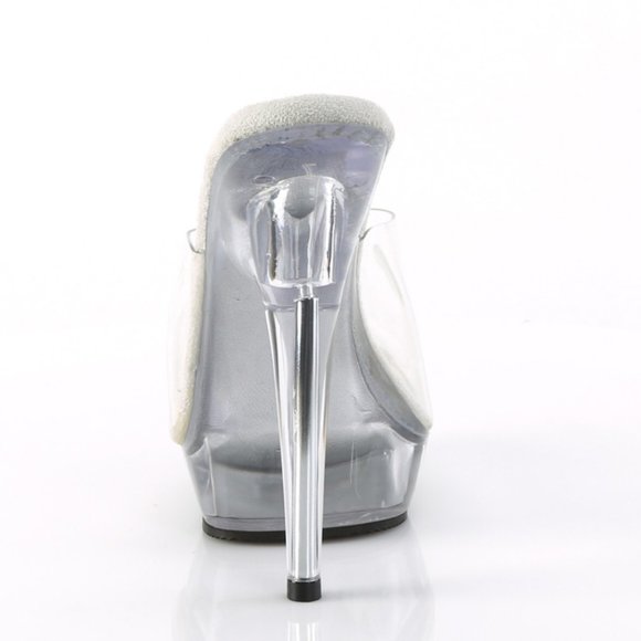 Clear Platform Stiletto Heels: Gel Insole High Heels for Women - Picture 4 of 4